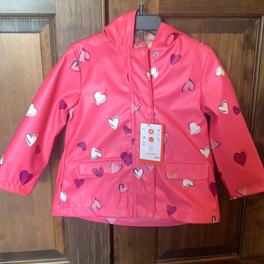 Brand New! Joe Fresh Rain Coat 18-24 months